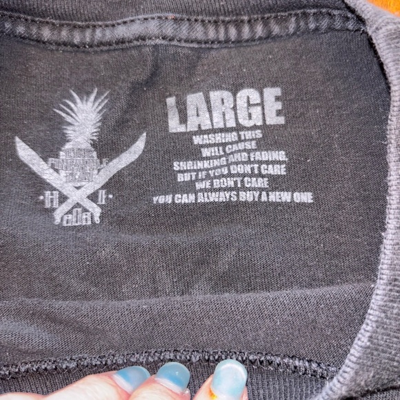 Farmers Black heavyweight T-Shirt - Picture 5 of 5